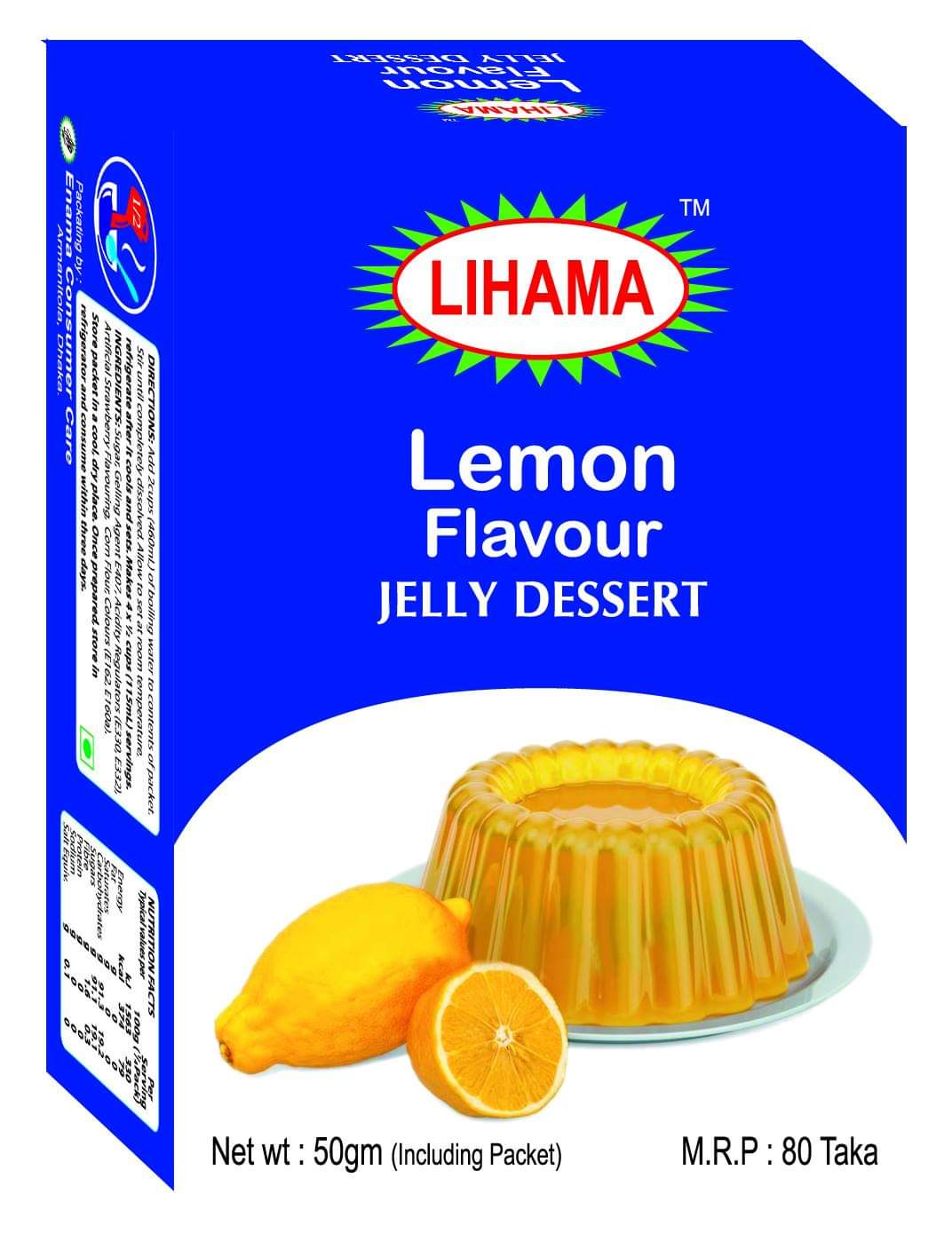 Lihama Lemon Flavour Jelly Dessert