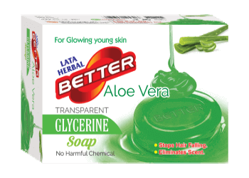 LATA  HARBAL BETTER ALOE  VERA  SOAP-125 gm