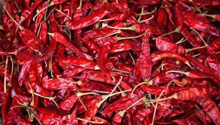 আস্ত শুকনা মরিচ-১০০ গ্রাম
