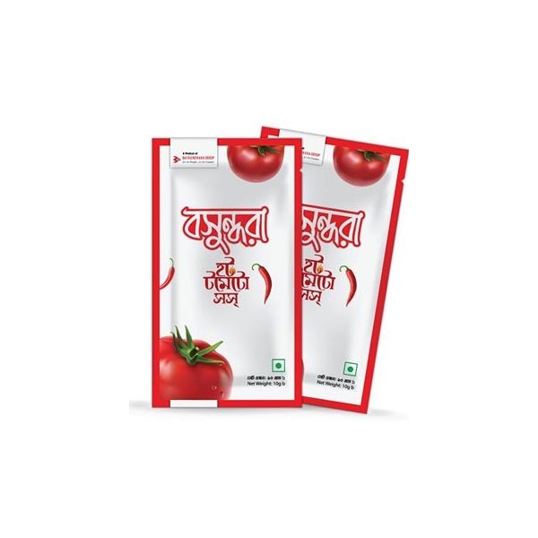 বসুন্ধরা টমেটো সস মিনিপ্যাক-১০ পিছ